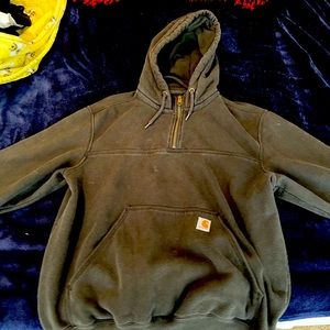 Large black Carhartt hoodie
